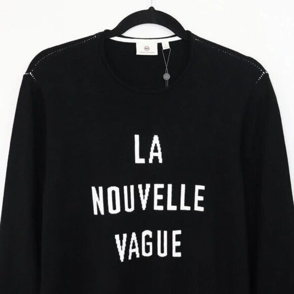 NWT‎ AG Adriano Goldschmied Cedric Crew Neck Sweater La Nouvelle Vague Small